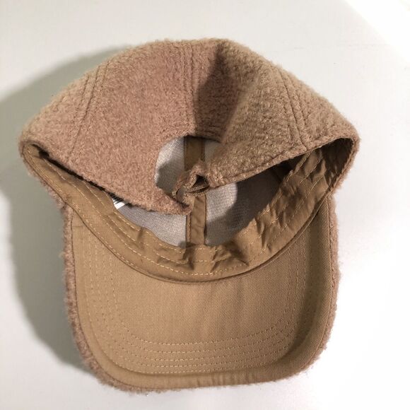 GAP Wool Blend Baseball Cap Tan One Size Pinwheel Adjustable Unisex New - Picture 4 of 7